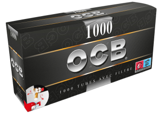 OCB Lot de 4 boîtes de 250 tubes avec filtre : : Hygiène et Santé