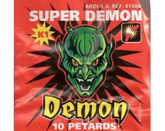 Paquet de 10 Pétards Super Demon
