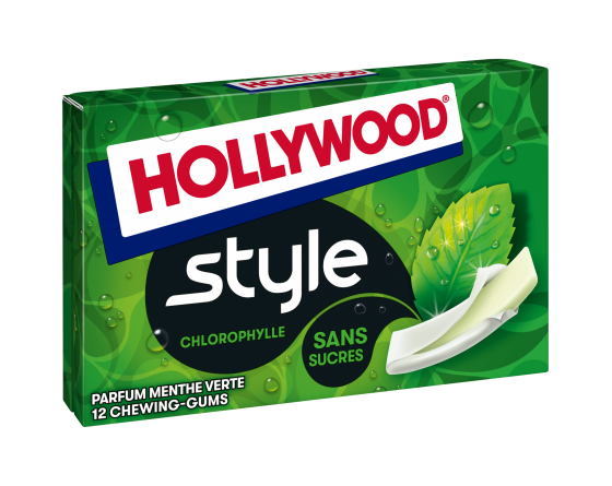 B.20 Etuis Hollywood Chewing-gum classique - Gum tablette et