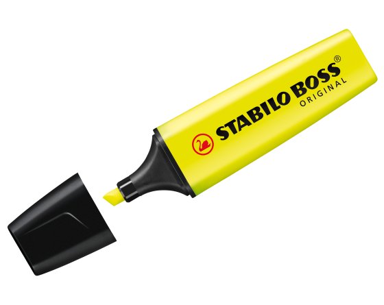 Recharges STABILO BOSS ORIGINAL - jaune - Recharges surligneurs